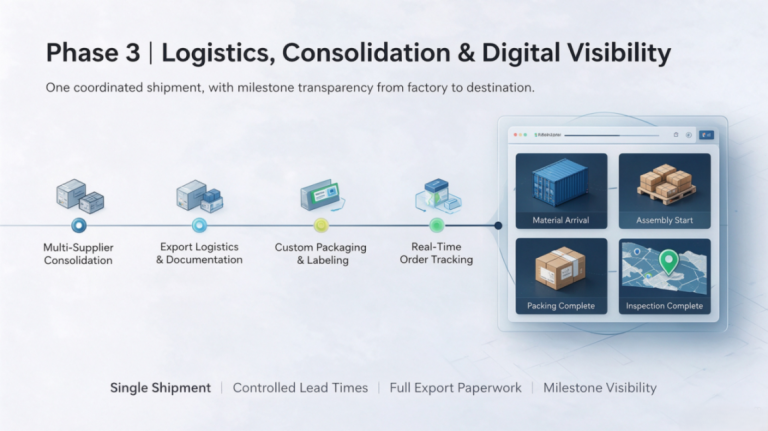 logistics, consolidation & digital visibility
